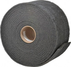3M - 30' Long x 6" Wide Nonwoven Roll - Very Fine Grade, Gray, Silicon Carbide - Americas Industrial Supply