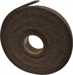 3M - 30' Long x 2" Wide Nonwoven Roll - Medium Grade, Tan, Aluminum Oxide - Americas Industrial Supply