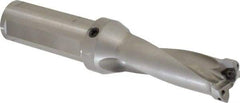 Kennametal - 3.45" Max Drill Depth, 2.5xD, 34.9mm Diam, Indexable Insert Drill - 2 Inserts, 1-1/2" Shank Diam, Straight Shank - Americas Industrial Supply