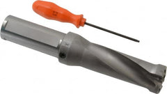 Kennametal - 4.1" Max Drill Depth, 2.5xD, 41.3mm Diam, Indexable Insert Drill - 2 Inserts, 1-1/2" Shank Diam, Straight Shank - Americas Industrial Supply