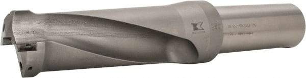 Kennametal - 4.38" Max Drill Depth, 2.5xD, 44.5mm Diam, Indexable Insert Drill - 2 Inserts, 1-1/2" Shank Diam, Straight Shank - Americas Industrial Supply