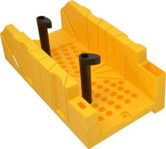 Stanley - 22.5°, 45°, 60°, 90° Back/Panel Saw Miter Box Only - 4-1/4" Box Width x 12" Box Length - Americas Industrial Supply
