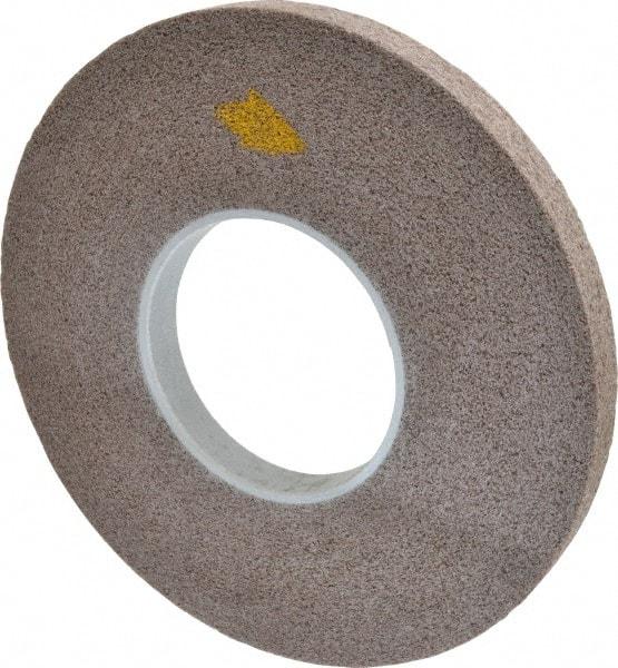 3M - 12" Diam, 1" Face Width, 5" Center Hole, Fine Grade, Aluminum Oxide Deburring Wheel - Convolute, Medium Density 5 Grade, 3,000 RPM - Americas Industrial Supply