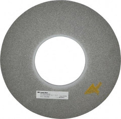 3M - 12" Diam, 1/2" Face Width, 5" Center Hole, Fine Grade, Silicon Carbide Deburring Wheel - Convolute, Hard Density 8 Grade, 3,000 RPM - Americas Industrial Supply