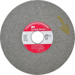 3M - 6" Diam, 1" Face Width, 1" Center Hole, Medium Grade, Silicon Carbide Deburring Wheel - Convolute, Hard Density 8 Grade, 6,000 RPM - Americas Industrial Supply