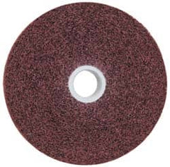 3M - 6" Diam, 1" Face Width, 1" Center Hole, Medium Grade, Aluminum Oxide Deburring Wheel - Convolute, Soft Density 4 Grade, 6,000 RPM - Americas Industrial Supply