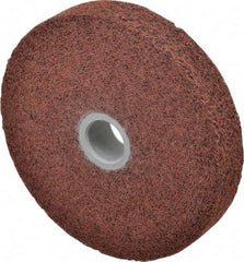 3M - 6" Diam, 1" Face Width, 1" Center Hole, Medium Grade, Aluminum Oxide Deburring Wheel - Convolute, Hard Density 6 Grade, 6,000 RPM - Americas Industrial Supply