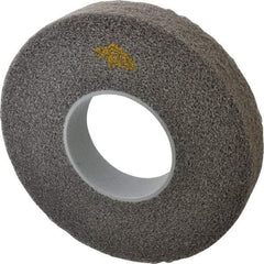 3M - 12" Diam, 2" Face Width, 5" Center Hole, Fine Grade, Silicon Carbide Deburring Wheel - Convolute, Soft Density 2 Grade, 3,000 RPM - Americas Industrial Supply