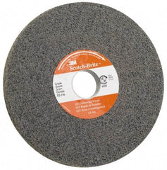 3M - 6" Diam, 24" Face Width, 3" Center Hole, Fine Grade, Aluminum Oxide Deburring Wheel - Convolute, Hard Density 7 Grade, 500 RPM - Americas Industrial Supply