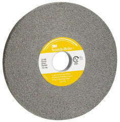 3M - 16" Diam, 2" Face Width, 10" Center Hole, Fine Grade, Silicon Carbide Deburring Wheel - Convolute, Hard Density 7 Grade, 2,250 RPM - Americas Industrial Supply