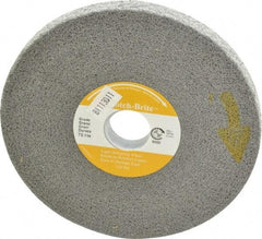 3M - 6" Diam, 1/2" Face Width, 1" Center Hole, Fine Grade, Silicon Carbide Deburring Wheel - Convolute, Hard Density 7 Grade, 6,000 RPM - Americas Industrial Supply