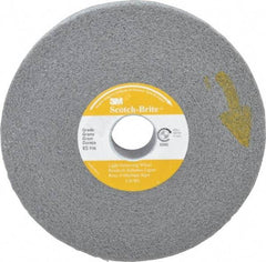 3M - 6" Diam, 1" Face Width, 1" Center Hole, Fine Grade, Silicon Carbide Deburring Wheel - Convolute, Soft Density 6 Grade, 6,000 RPM - Americas Industrial Supply