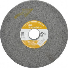 3M - 6" Diam, 1" Face Width, 1" Center Hole, Fine Grade, Silicon Carbide Deburring Wheel - Convolute, Hard Density 7 Grade, 6,000 RPM - Americas Industrial Supply