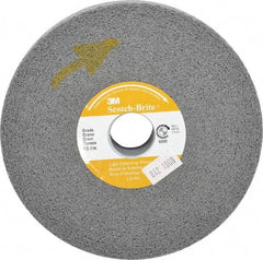 3M - 6" Diam, 1" Face Width, 1" Center Hole, Fine Grade, Silicon Carbide Deburring Wheel - Convolute, Hard Density 8 Grade, 6,000 RPM - Americas Industrial Supply