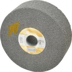 3M - 6" Diam, 2" Face Width, 1" Center Hole, Fine Grade, Silicon Carbide Deburring Wheel - Convolute, Soft Density 6 Grade, 6,000 RPM - Americas Industrial Supply