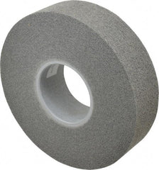 3M - 8" Diam, 2" Face Width, 3" Center Hole, Fine Grade, Silicon Carbide Deburring Wheel - Convolute, Soft Density 6 Grade, 4,500 RPM - Americas Industrial Supply