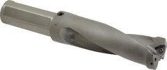 Kennametal - 4.7" Max Drill Depth, 2.5xD, 47.6mm Diam, Indexable Insert Drill - 2 Inserts, 1-1/2" Shank Diam, Straight Shank - Americas Industrial Supply