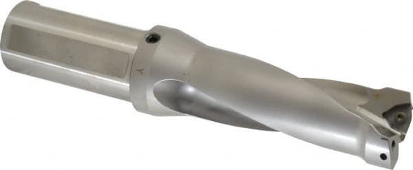 Kennametal - 127mm Max Drill Depth, 2.5xD, 50.8mm Diam, Indexable Insert Drill - 2 Inserts, 2" Shank Diam, Straight Shank - Americas Industrial Supply