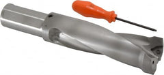 Kennametal - 6.88" Max Drill Depth, 2.5xD, 69.9mm Diam, Indexable Insert Drill - 2 Inserts, 2" Shank Diam, Straight Shank - Americas Industrial Supply
