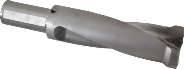 Kennametal - 206.5mm Max Drill Depth, 2.5xD, 82.6mm Diam, Indexable Insert Drill - 2 Inserts, 2" Shank Diam, Straight Shank - Americas Industrial Supply