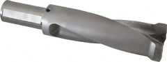 Kennametal - 206.5mm Max Drill Depth, 2.5xD, 82.6mm Diam, Indexable Insert Drill - 2 Inserts, 2" Shank Diam, Straight Shank - Americas Industrial Supply