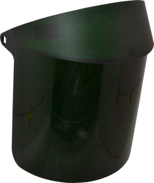 Oberon - Green Propionate Welding Window - 8" High x 14" Wide x 0.015" Thick, Shade 5, Compatible with Face Fit Gas Welding Shields - Americas Industrial Supply