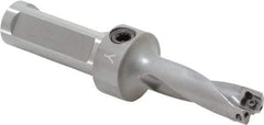 Kennametal - 42.9mm Max Drill Depth, 3xD, 14.3mm Diam, Indexable Insert Drill - 2 Inserts, 3/4" Shank Diam, Flange Shank - Americas Industrial Supply