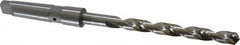 Value Collection - 7/16", 2MT 118° Point Cobalt Taper Shank Drill Bit - Bright Finish, 4-5/8" Flute Length, 8-1/2" OAL, Spiral Flute, Through Coolant - Americas Industrial Supply