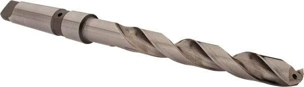 Value Collection - 47/64", 3MT 118° Point Cobalt Taper Shank Drill Bit - Bright Finish, 6-1/4" Flute Length, 10-7/8" OAL, Spiral Flute, Through Coolant - Americas Industrial Supply