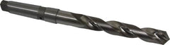 Value Collection - 1-1/8", 4MT 118° Point Cobalt Taper Shank Drill Bit - Bright Finish, 7-3/4" Flute Length, 13-3/8" OAL, Spiral Flute, Through Coolant - Americas Industrial Supply