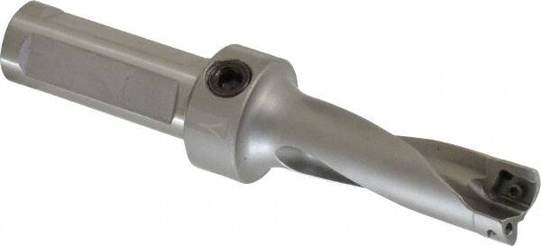 Kennametal - 2.06" Max Drill Depth, 3xD, 0.6882" Diam, Indexable Insert Drill - 2 Inserts, 3/4" Shank Diam, Flange Shank - Americas Industrial Supply