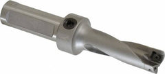 Kennametal - 2.06" Max Drill Depth, 3xD, 0.6882" Diam, Indexable Insert Drill - 2 Inserts, 3/4" Shank Diam, Flange Shank - Americas Industrial Supply