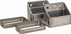 KabelSchlepp - 4.61 Inch Outside Width x 2.6 Inch Outside Height, Cable and Hose Carrier Stainless Steel Tube Mounting Bracket Set - 5.51 Inch Bend Radius, 4.01 Inch Inside Width x 2.05 Inch Inside Height - Americas Industrial Supply