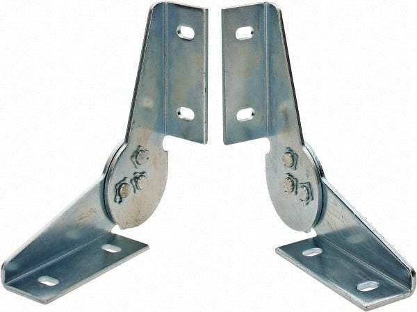 KabelSchlepp - 1.97 Inch Outside Height, Cable and Hose Carrier Steel Open Mounting Bracket Set - 1.22 Inch Inside Height - Americas Industrial Supply