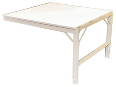Phillocraft - 48 Wide x 62" Deep x 33" High, Production Table - Comfort Edge, Adjustable Height Legs - Americas Industrial Supply