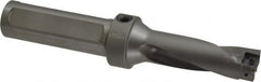 Kennametal - 2.63" Max Drill Depth, 3xD, 0.8752" Diam, Indexable Insert Drill - 2 Inserts, 1" Shank Diam, Flange Shank - Americas Industrial Supply