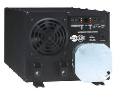 Tripp-Lite - Hardwire Connection, 24 VDC Input, 120 VAC Output, 112 Amp Input Rating, 4,800 Peak Wattage, Surface Mount Power Inverter - 8-1/2" Wide x 16-1/4" Deep x 7-1/4" High, 2,400 Watt Continuous Output Power, Fan Cooled - Americas Industrial Supply