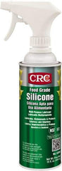 CRC - 16 oz Trigger Spray Can Nondrying Film/Silicone Penetrant/Lubricant - Clear & White, -40°F to 400°F, Food Grade - Americas Industrial Supply