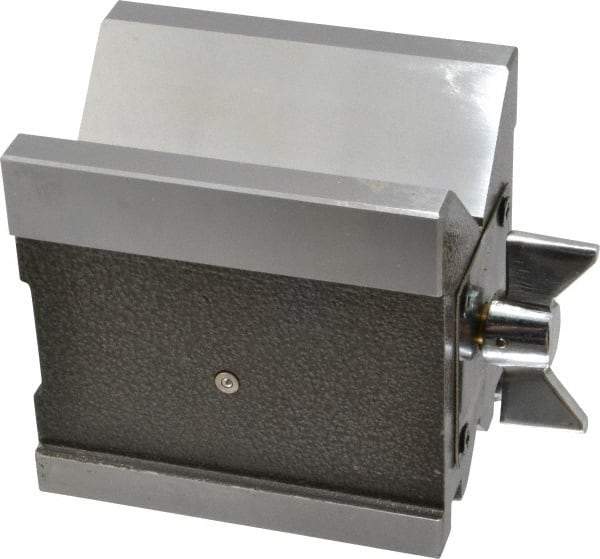 Value Collection - 4.76 to 2-3/4" Capacity, 90° Angle, Steel V-Block - 4" Long x 3" Wide x 3-3/4" High, Sold as Individual - Americas Industrial Supply