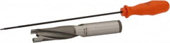 Kennametal - 19.28 to 19.78mm Diam, 3xD, 57.8mm Max Depth, 3/4" Shank Diam, 3.09" Flute, 5-1/4" OAL, Replaceable Tip Drill - KSEM0759 Insert, 2 Seat Size, Series KSEM - Americas Industrial Supply