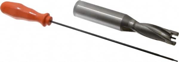 Kennametal - 19.84 to 20mm Diam, 3xD, 59.53mm Max Depth, 1" Shank Diam, 3.09" Flute, 6-1/4" OAL, Replaceable Tip Drill - KSEM0781 Insert, 2 Seat Size, Series KSEM - Americas Industrial Supply