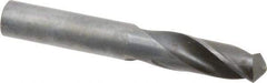 Interstate - 16mm 118° Spiral Flute High Speed Steel Screw Machine Drill Bit - Oxide Finish, Right Hand Cut, 58mm Flute Length, 115mm OAL, Standard Point, Straight Shank - Americas Industrial Supply