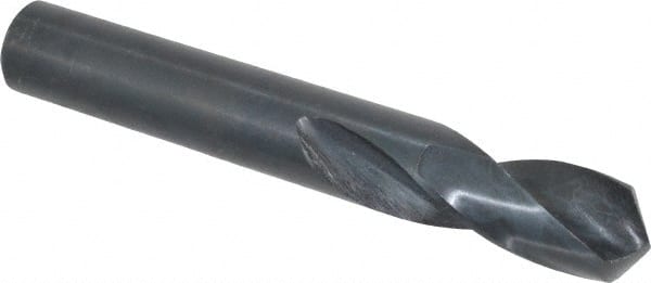 Interstate - 18mm 118° Spiral Flute High Speed Steel Screw Machine Drill Bit - Americas Industrial Supply