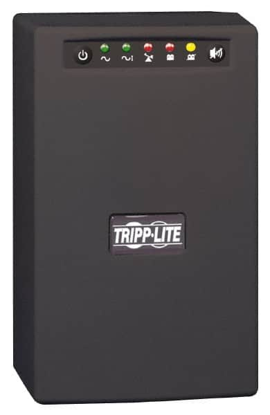 Tripp-Lite - 12 Amp, 1,500 VA, Wall Mount Line Interactive Backup Uninterruptible Power Supply - Backup 4 min with Full Load & 11.4 min with Half Load, 120 VAC Input, 115 & 120 VAC Output, 940 Watt Output, 1 Phases, 8 Outlets - Americas Industrial Supply