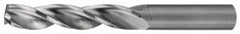 Walter-Titex - 8.3mm 150° Solid Carbide Jobber Drill - Bright Finish, Right Hand Cut, Spiral Flute, Straight Shank, 3-1/8" OAL, Standard Point - Americas Industrial Supply