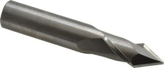 Melin Tool - 5/8" Diam, 1-1/4" LOC, 2 Flute, 60° Point Angle, Solid Carbide Drill Mill - Uncoated, 3-1/2" OAL, 5/8" Shank Diam - Americas Industrial Supply