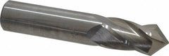 Melin Tool - 3/4" Diam, 1-1/2" LOC, 4 Flute, 90° Point Angle, Solid Carbide Drill Mill - Uncoated, 4" OAL, 3/4" Shank Diam - Americas Industrial Supply