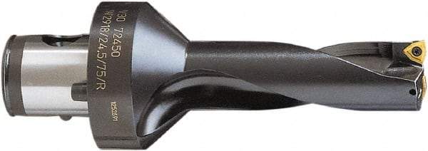 Komet - 80mm Max Drill Depth, 4xD, 19.5mm Diam, Indexable Insert Drill - 2 Inserts, ABS 50 Modular Connection Shank - Americas Industrial Supply