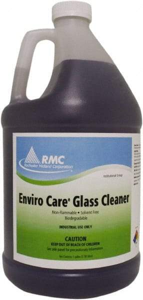 Rochester Midland Corporation - 1 Gal Bottle Fresh Glass Cleaner - Concentrated, Use on Ceramic Tile, Formica, Glass Surfaces, Mirrors, Plastic Surfaces, Stainless Steel - Americas Industrial Supply