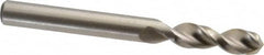 Accupro - 0.311" 130° Parabolic Flute Cobalt Screw Machine Drill Bit - Bright Finish, Right Hand Cut, 1.457" Flute Length, 3.11" OAL, Split Point, Straight Shank - Americas Industrial Supply